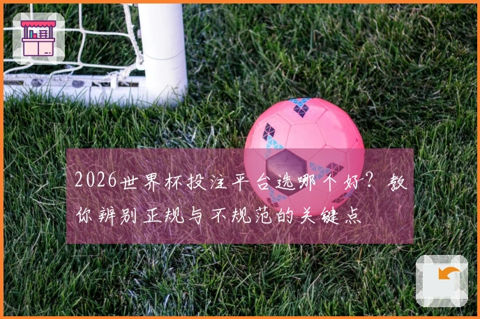 2026世界杯投注平台选哪个好？教你辨别正规与不规范的关键点